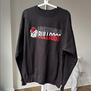 Georgia Bulldogs Black Sweater medium